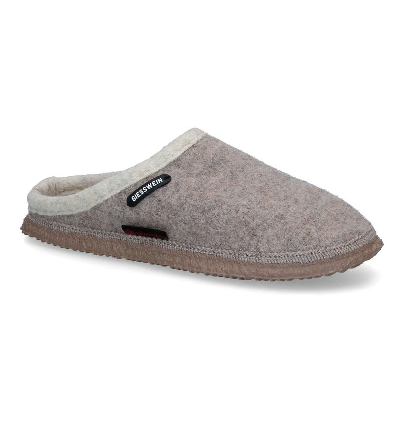 Giesswein Dannheim Pantoufles en Gris en laine (333556)