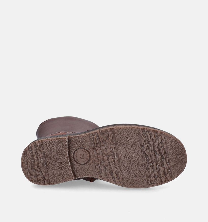 Little David Pepita Bottes en Cognac pour filles (349378) - pour semelles orthopédiques