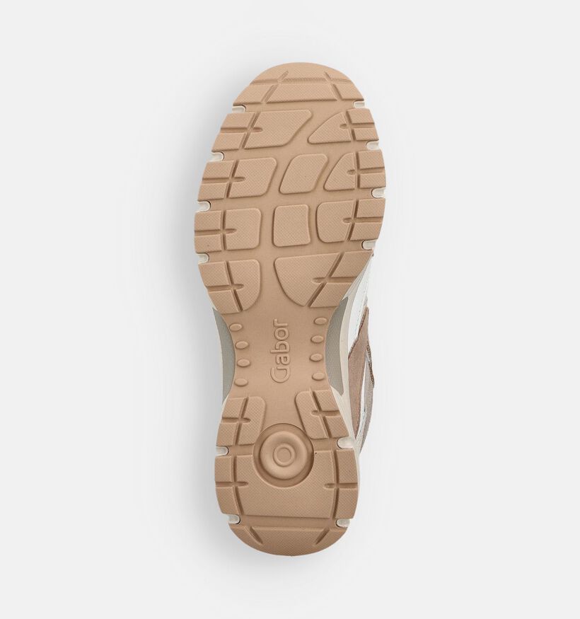 Gabor Donkerbeige Sneakers voor dames (363123) - geschikt voor steunzolen