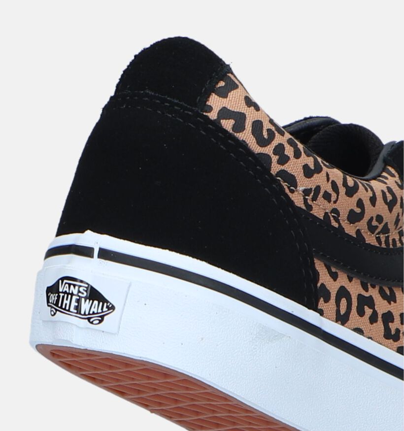 Vans Ward Zwarte Skate sneakers voor dames (327994)