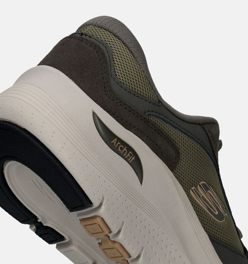 Skechers Arch Fit 2.0 The Keep Groene Sneakers voor heren (345222) - geschikt voor steunzolen