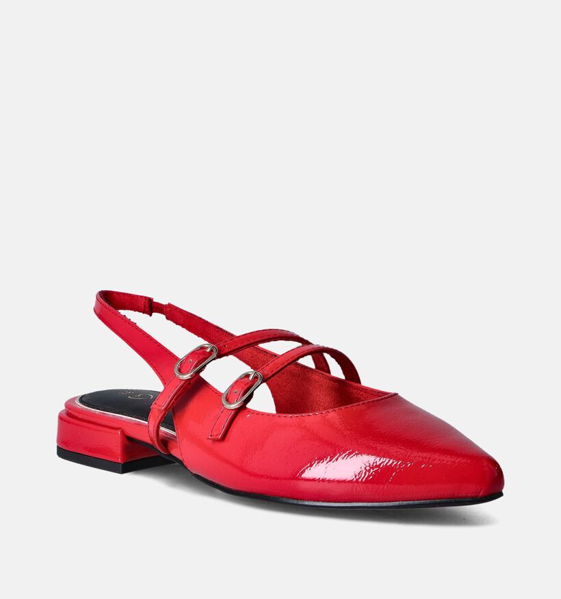 Marco Tozzi Rode Slingback ballerina's voor dames (352548)