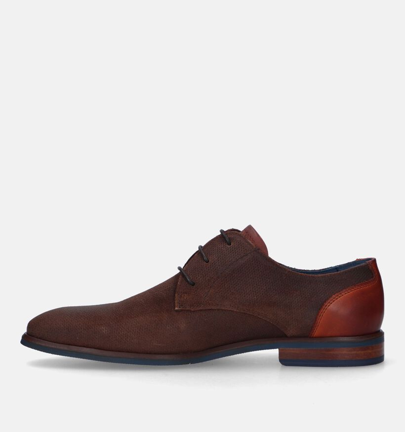 Berkelmans Arcos Chaussures habillées en Cognac pour hommes (331386) - pour semelles orthopédiques