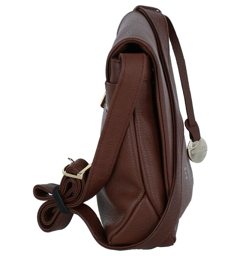 Crinkles Sac porté croisé en Cognac pour femmes (349846)