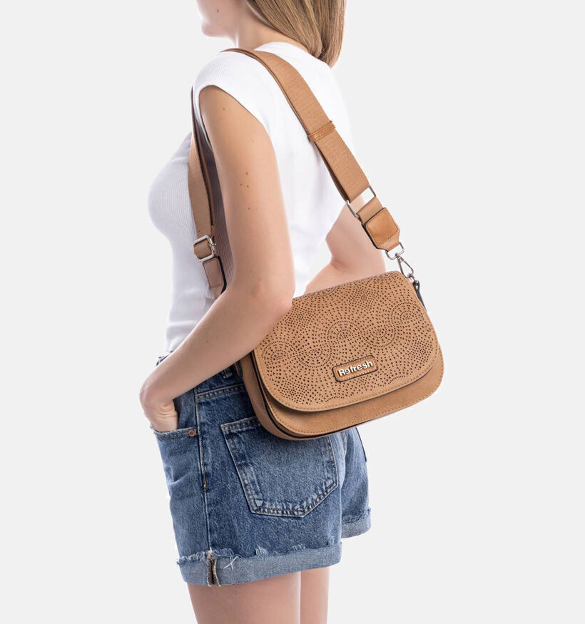 Refresh Camel Crossbody tas voor dames (358632)