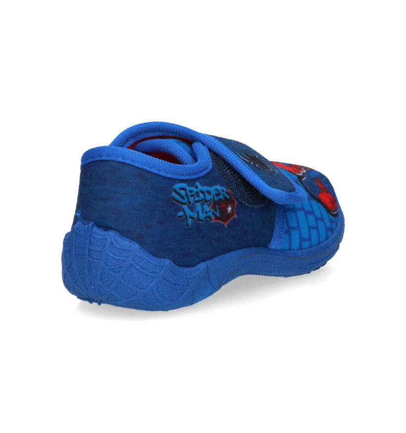 Spiderman Pantoufles fermées en Bleu foncé pour garçons (322538)