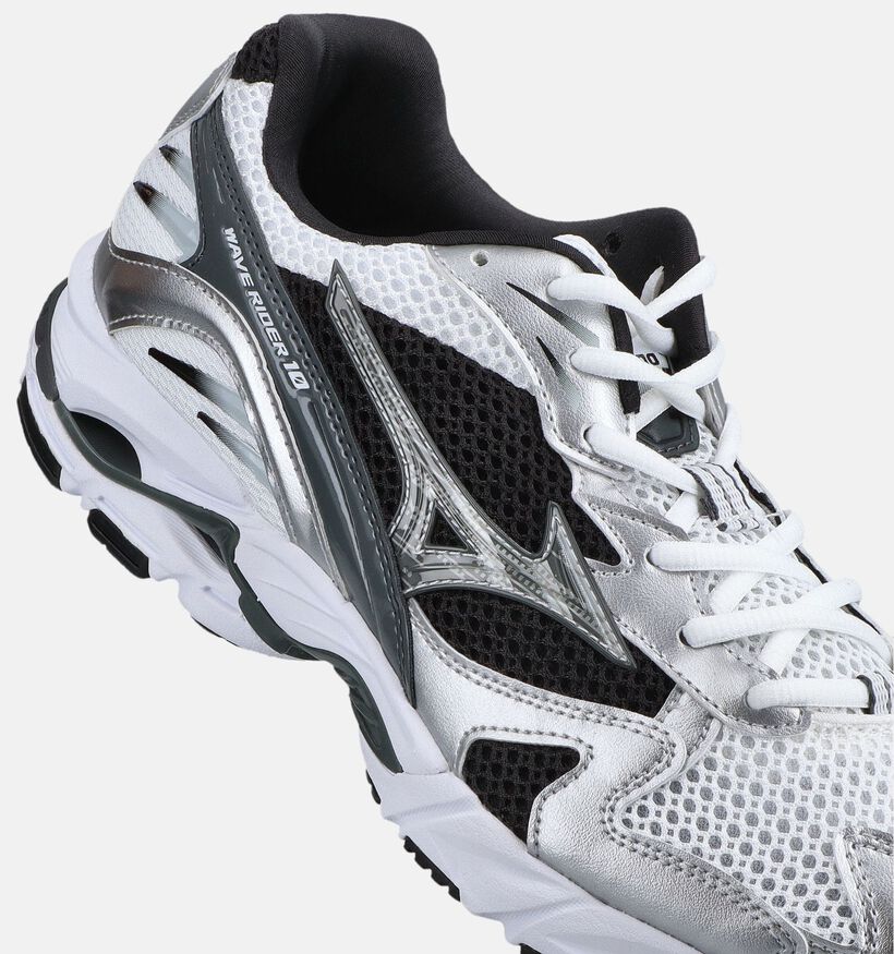 Mizuno Wave Rider 10 Sport Zilveren Sneakers voor heren (376420) - geschikt voor steunzolen