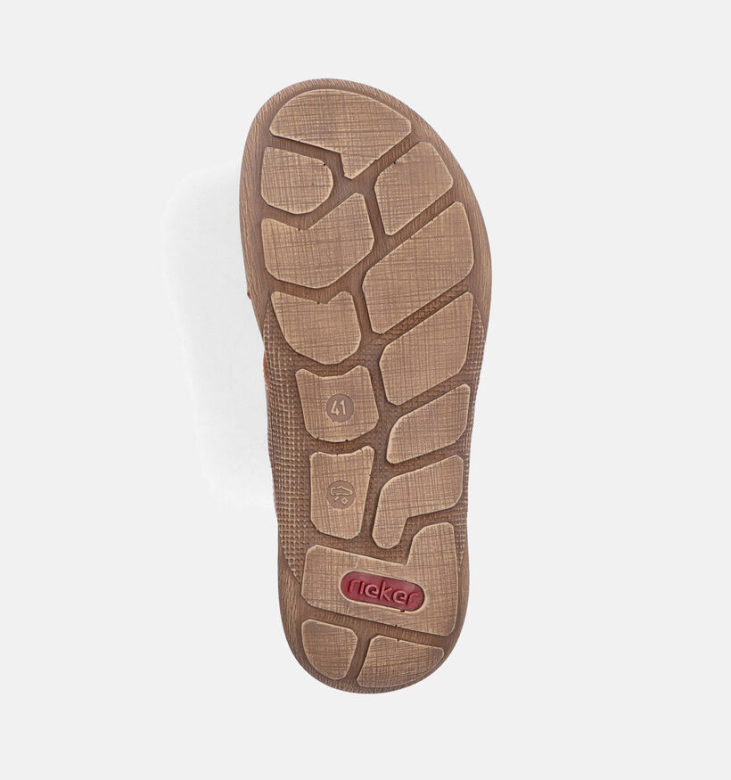 Rieker Nu-pieds casual en Marron pour hommes (354817)