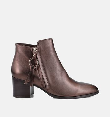 Regarde le Ciel Enkellaarsjes Zwart/Bruin