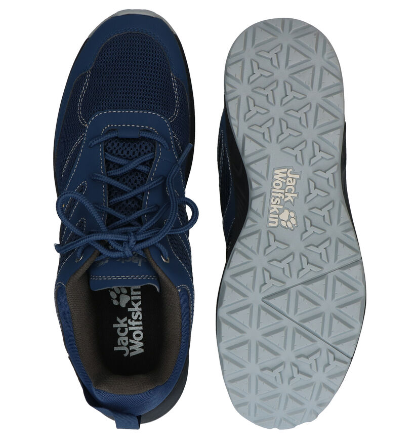 Jack Wolfskin Woodland Chaussures de randonnée en Bleu en simili cuir (288124)