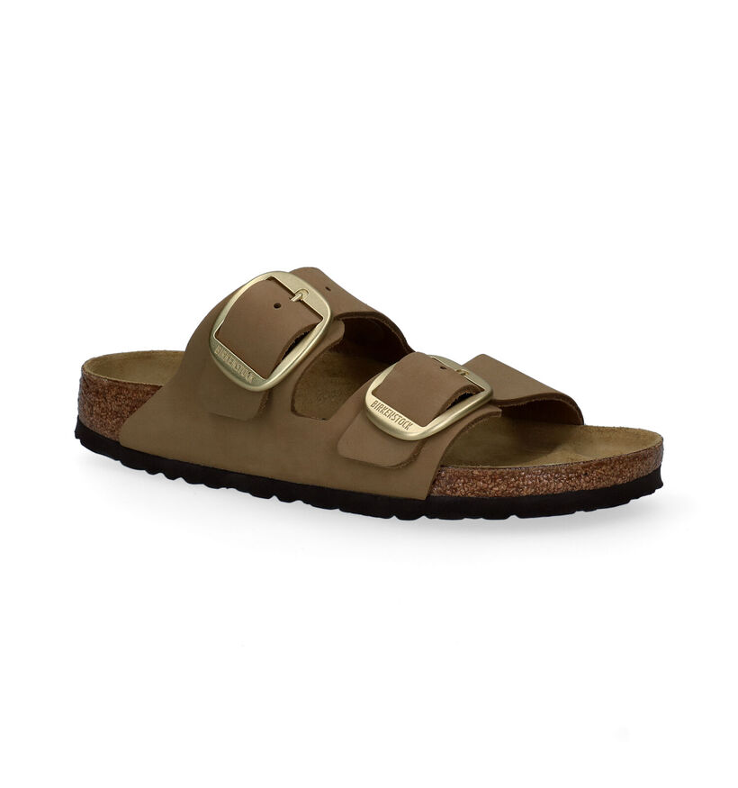 Birkenstock Arizona Big Buckle Nu-pieds en Noir pour femmes (322632)