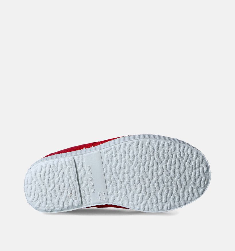 Cienta Rode Slip-ons voor jongens, meisjes (355499) - geschikt voor steunzolen
