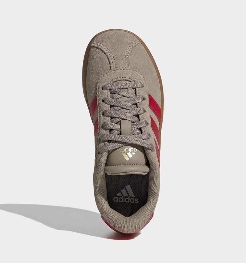 adidas VL Court 3.0 Baskets basses en Kaki pour gar&ccedil;ons (372618)