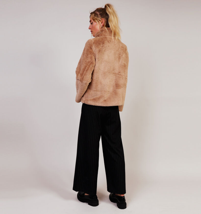 Barbara Lebek Lichtbruine Faux Fur Jas voor dames (362841)