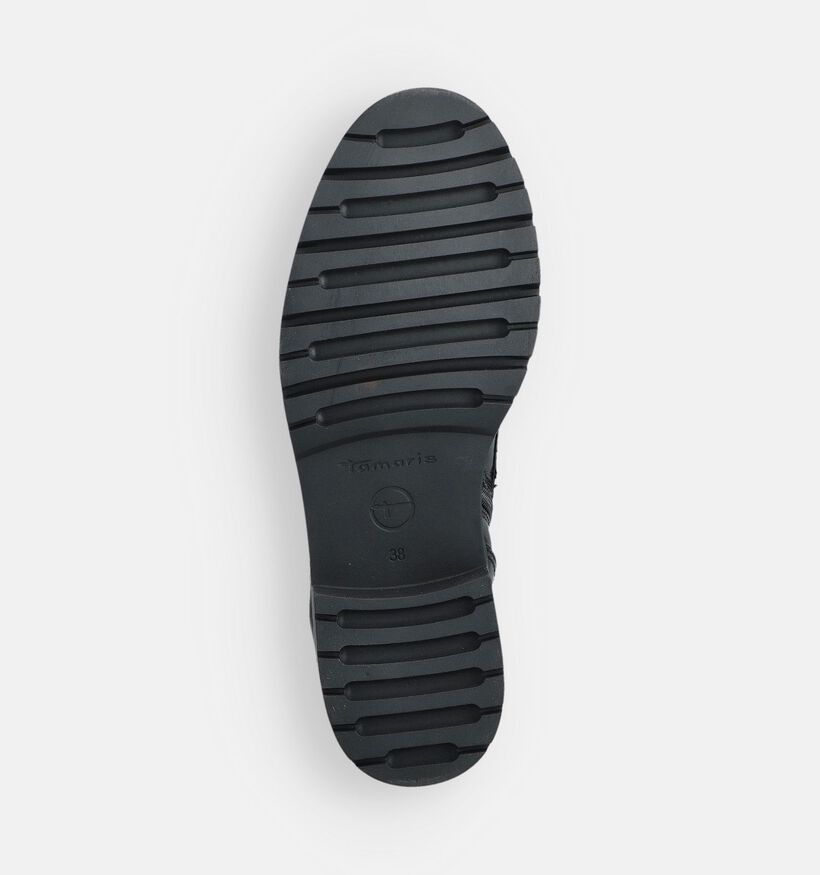 Tamaris Zwarte Veterboots voor dames (362755) - geschikt voor steunzolen