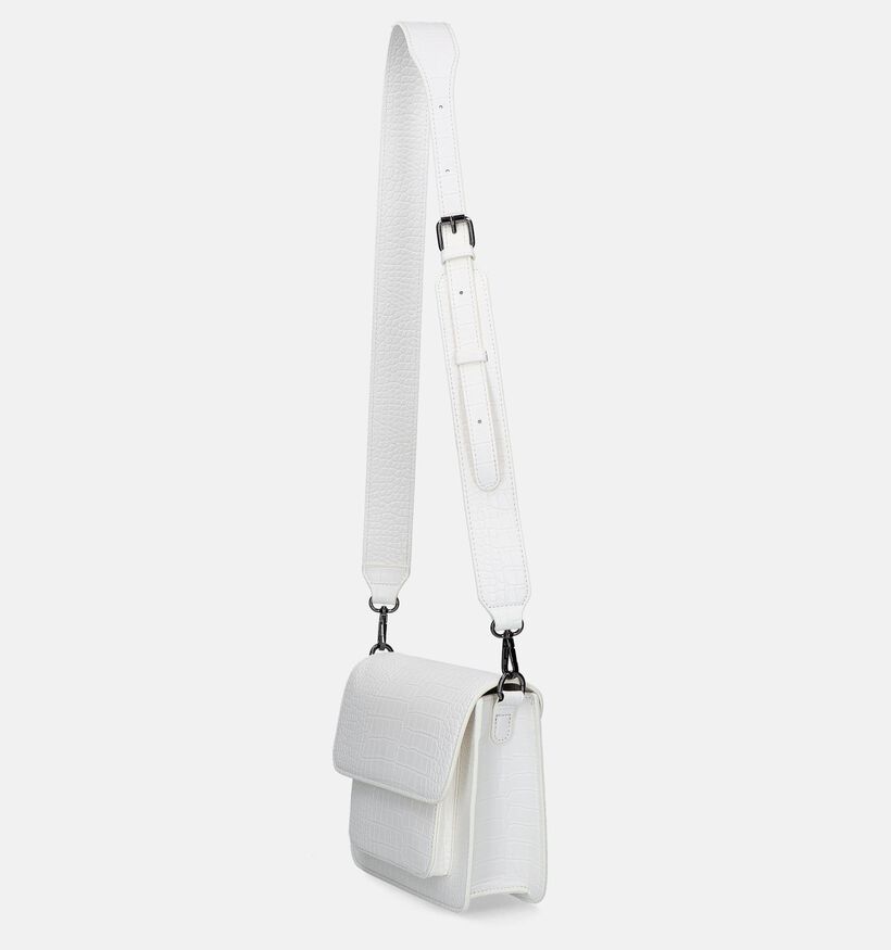 Hvisk Cayman Pocket Trace Witte Crossbody tas voor dames (338130)