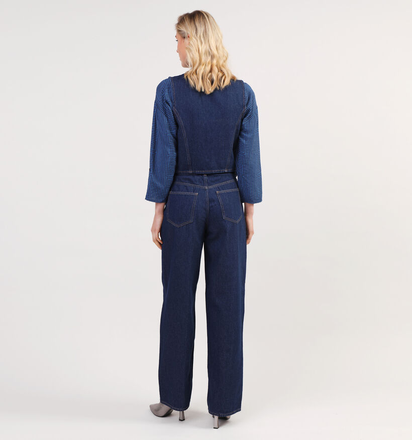 Vila Pora Blauwe Wide leg jeans L32 voor dames (349449)