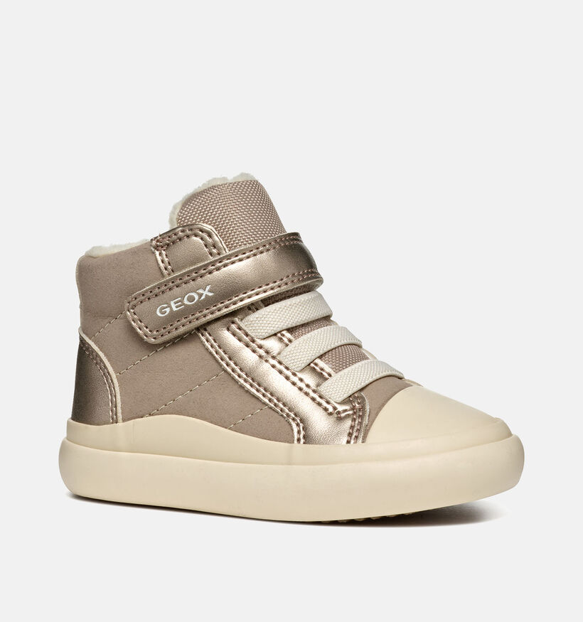 Geox Gisli Beige Hoge schoenen voor meisjes (344524) - geschikt voor steunzolen