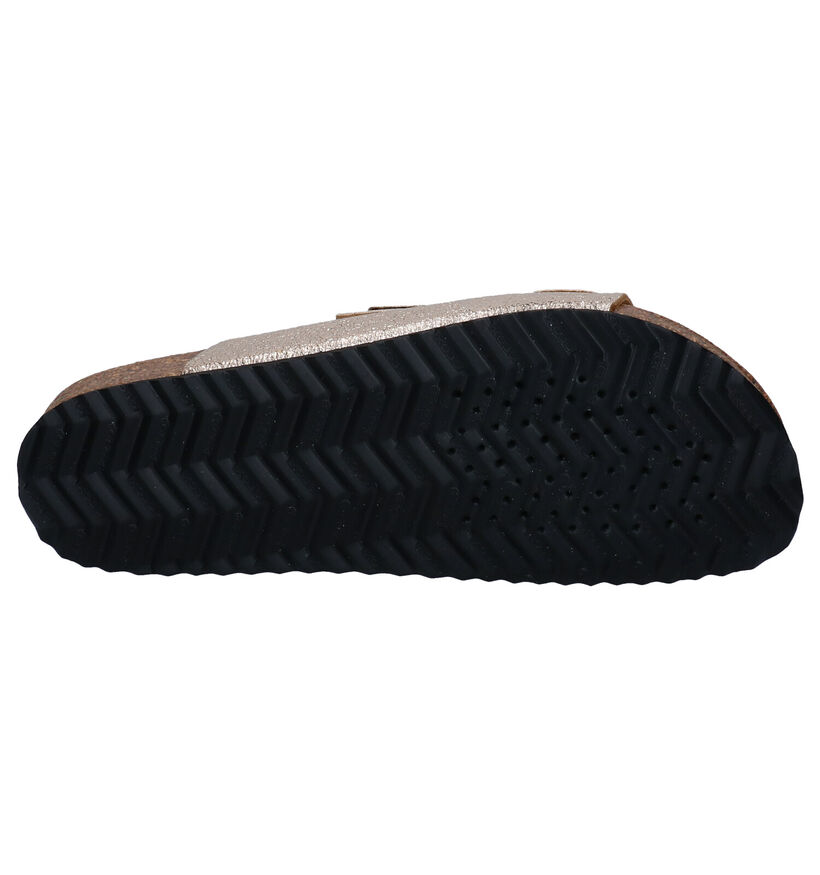 Geox Brionia Goude Slippers in leer (301733)