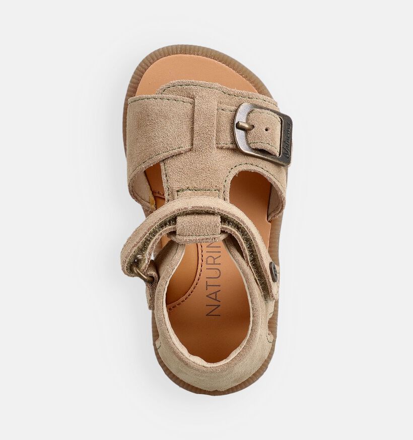 Naturino Quarzo Suede Beige Babysandalen voor meisjes, jongens (371622)