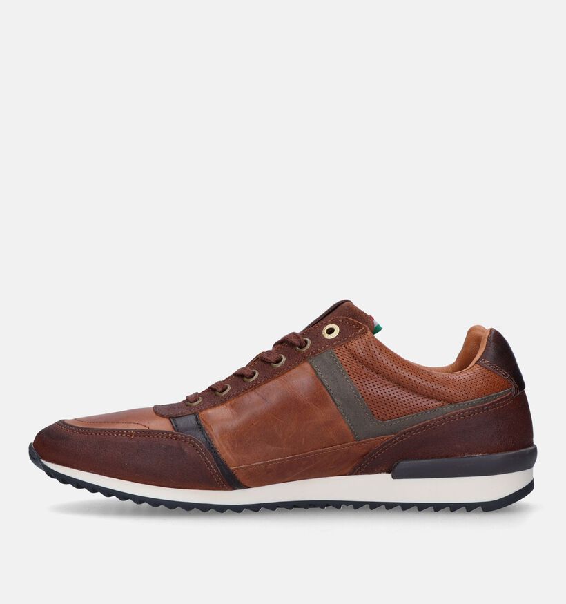 Pantofola d'Oro Matera Chaussures à lacets en Cognac pour hommes (329981) - pour semelles orthopédiques