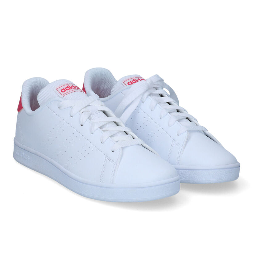 adidas Advantage K Witte Sneakers voor meisjes (326890)