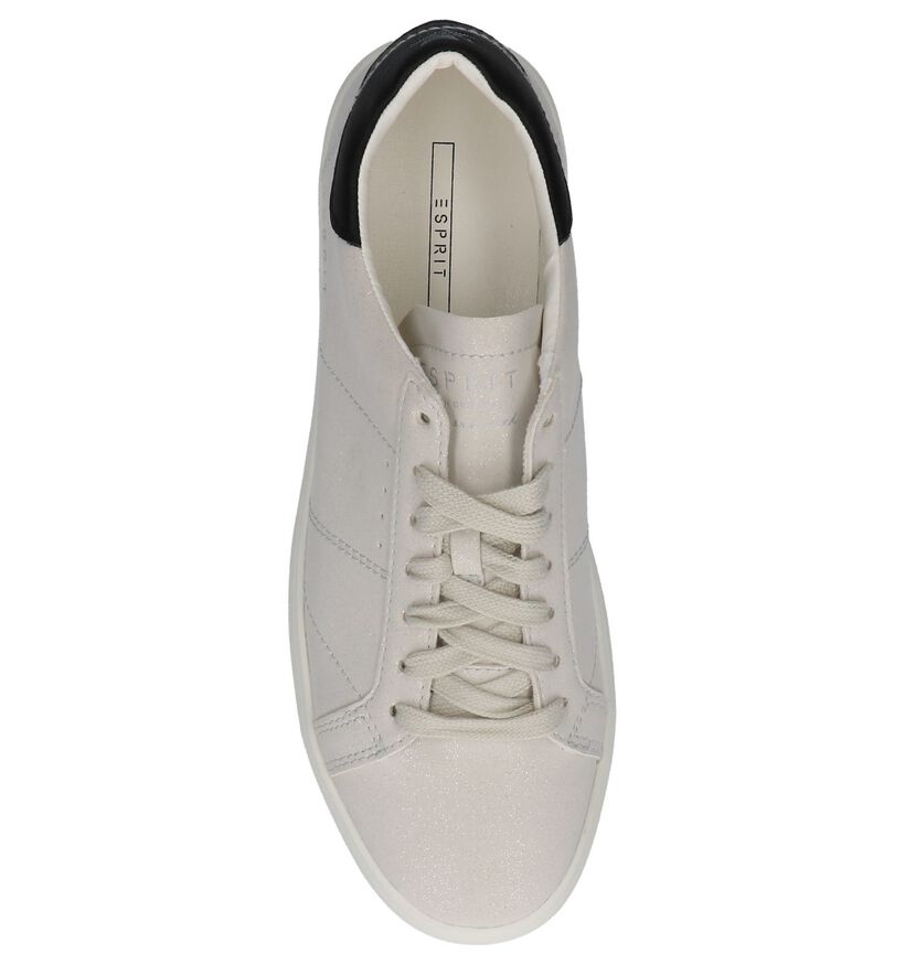 Ecru Esprit Elda Sneakers met Glitters in imitatieleer (214088)