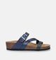 Bio Dream Nu-pieds avec talon compensé en Bleu pour femmes (342754)