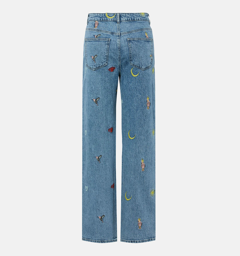 Pieces Jidi Straight leg jeans en Bleu pour femmes (362254)