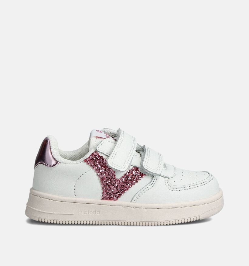 Victoria Witte/Roze Sneakers voor meisjes (363050) - geschikt voor steunzolen