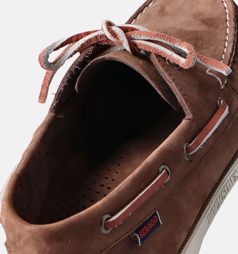Sebago Dockside Portland Nubuck Bruine Bootschoenen voor heren (353740)