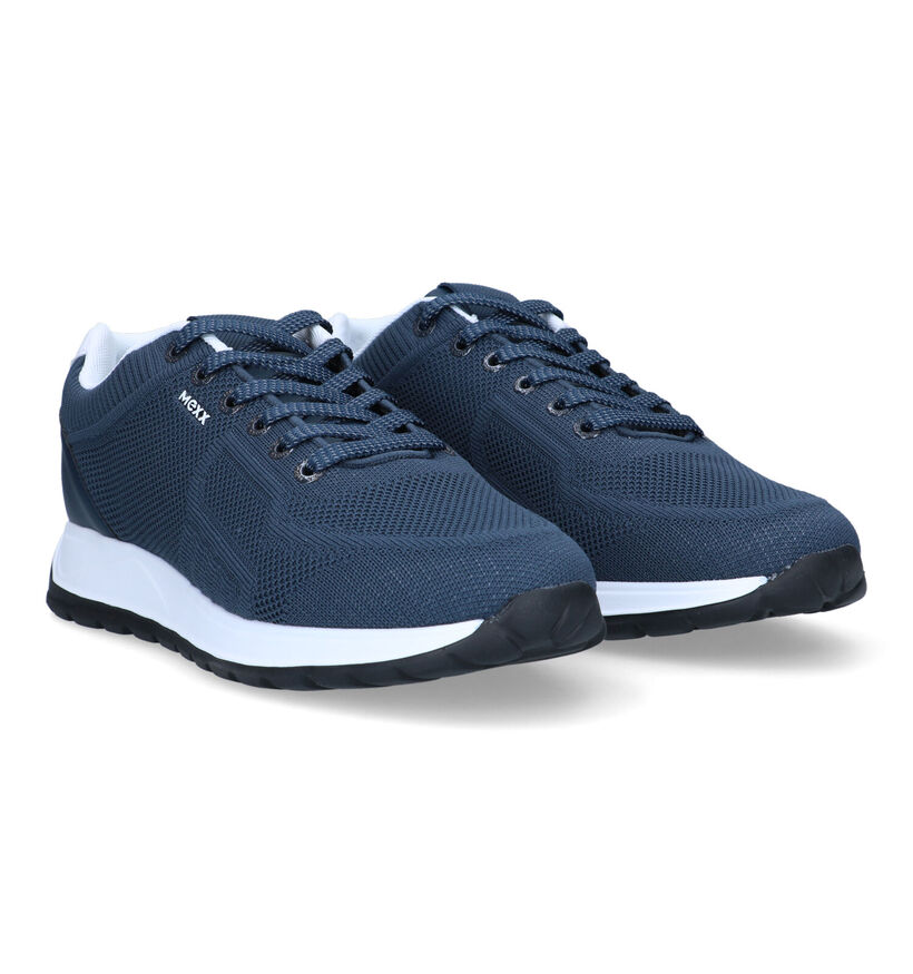 Mexx Leroy Chaussures à lacets en Bleu pour hommes (320929) - pour semelles orthopédiques