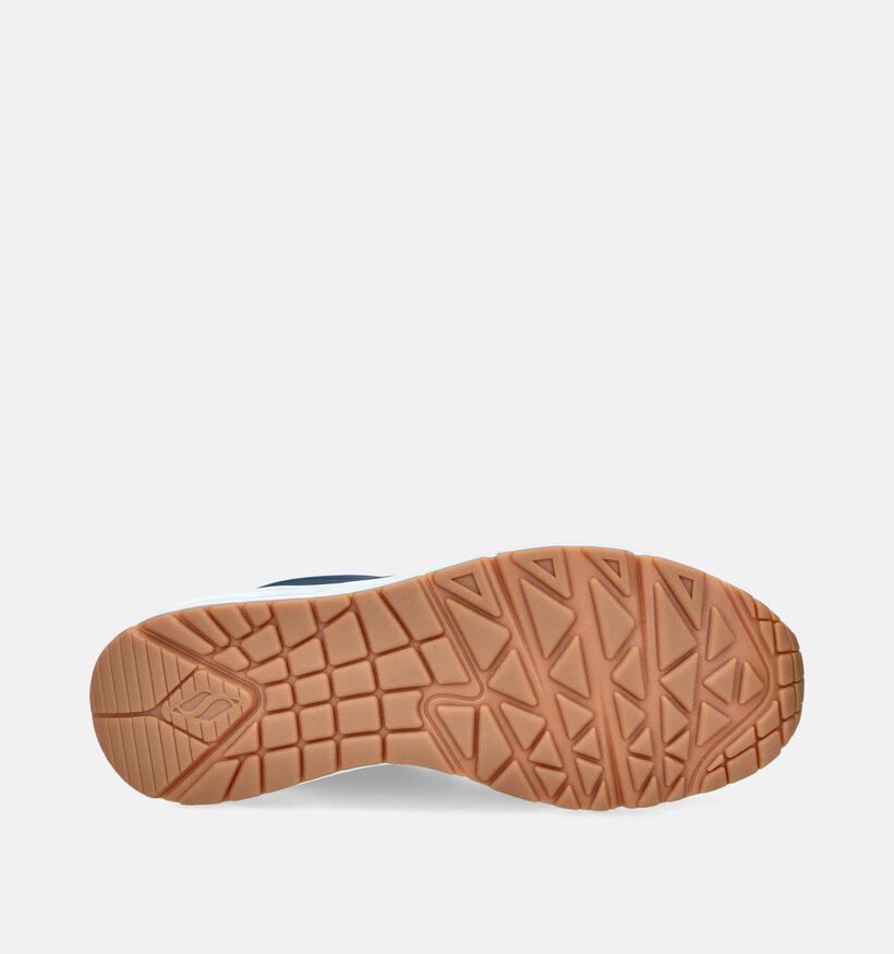 Skechers Uno Stand On Air Baskets en Bleu pour hommes (350320) - pour semelles orthopédiques