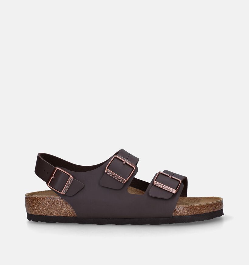 Birkenstock Milano Sandales en Marron pour hommes (337877)