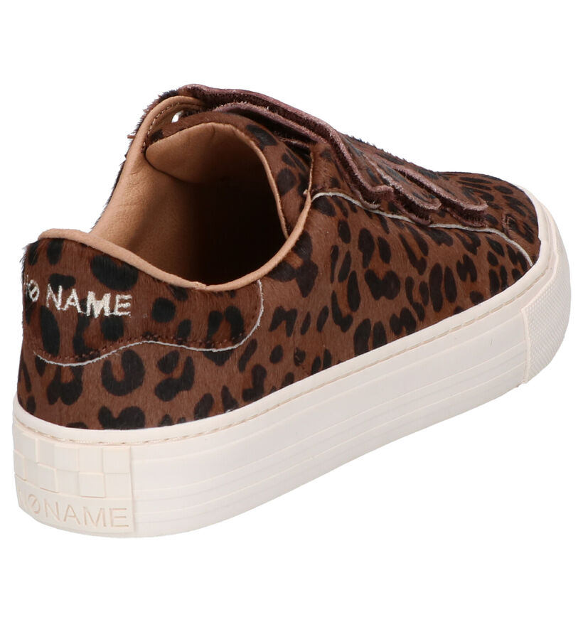 No Name Arcade Bruine Sneakers in daim (261481)