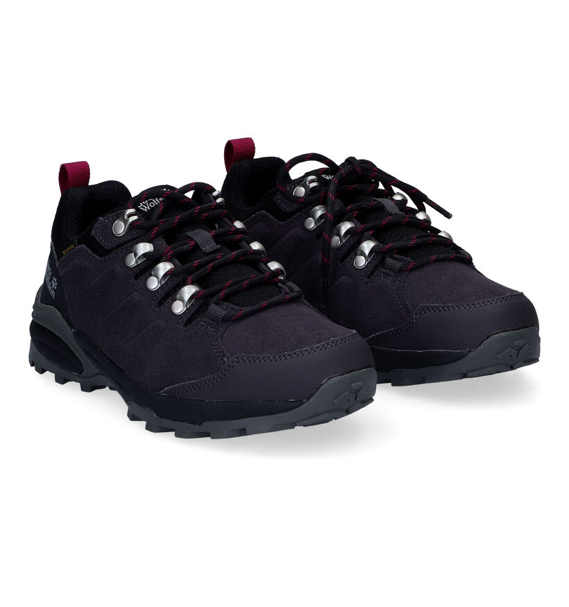 Jack Wolfskin Refugio Texapore Bruine Wandelschoenen voor dames (302176) - geschikt voor steunzolen