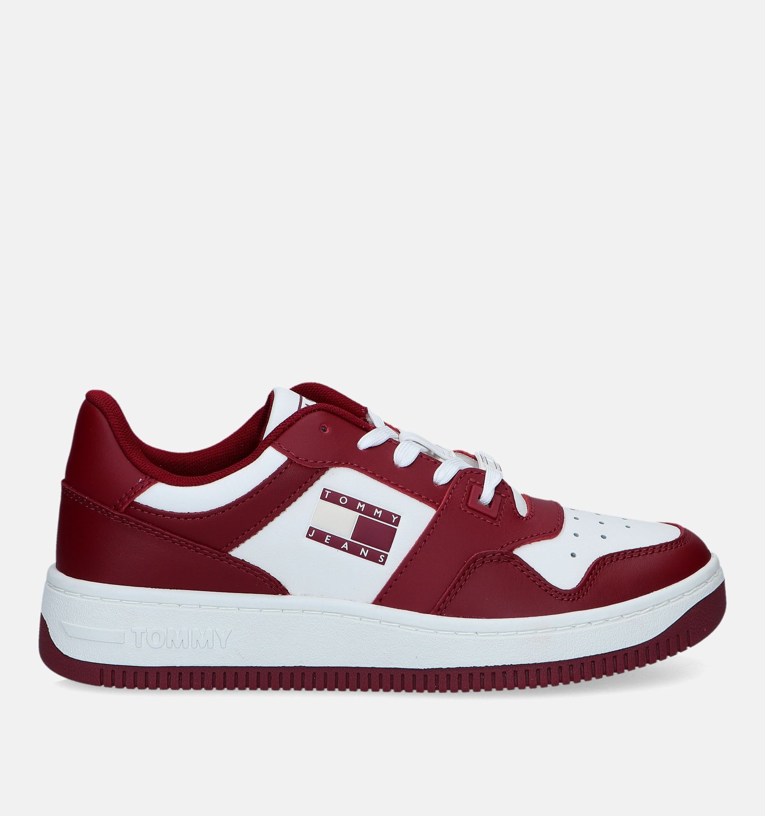Tommy Hilfiger Retro Bordeaux Sneakers Dames Sneakers Online