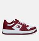 Tommy Hilfiger Retro Baskets en Bordeaux pour femmes (329325) - pour semelles orthopédiques