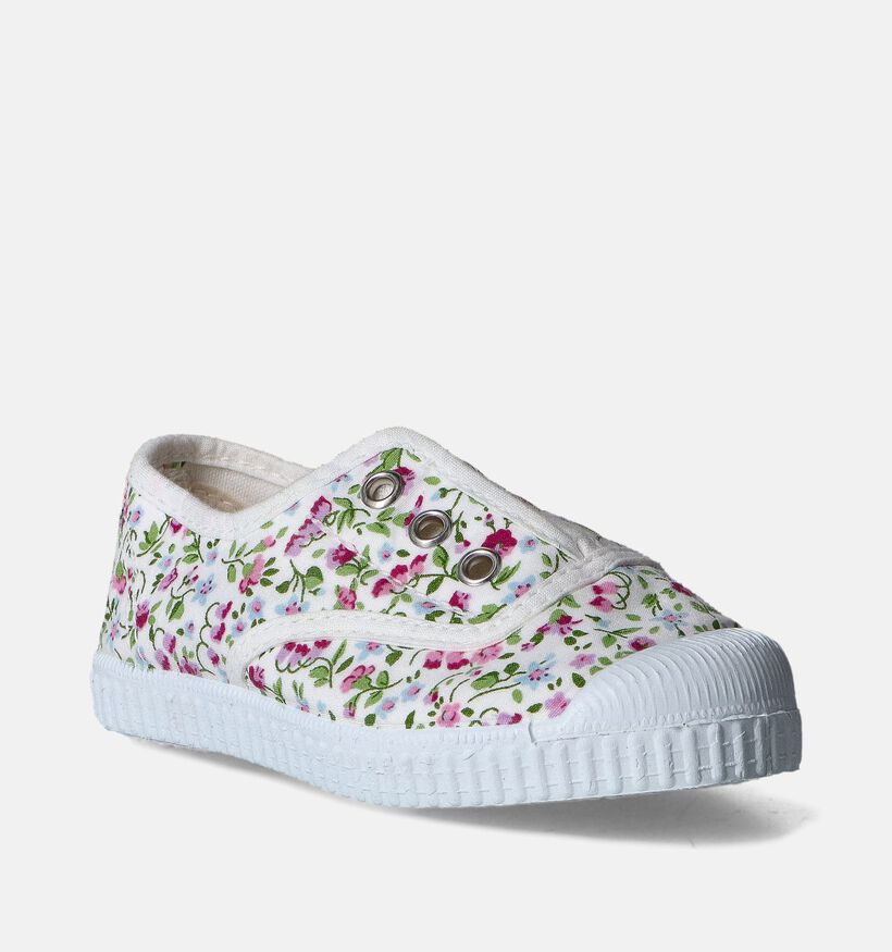 Cienta Witte Slip-ons voor meisjes (355427) - geschikt voor steunzolen