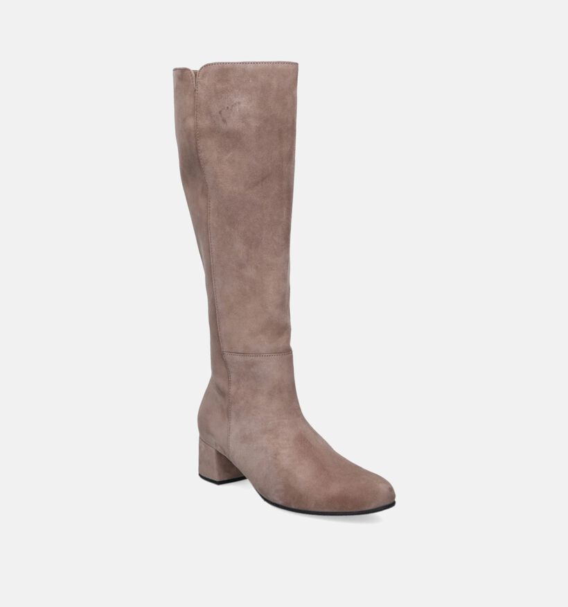 Gabor Best Fitting Beige Lange laarzen voor dames (347101)