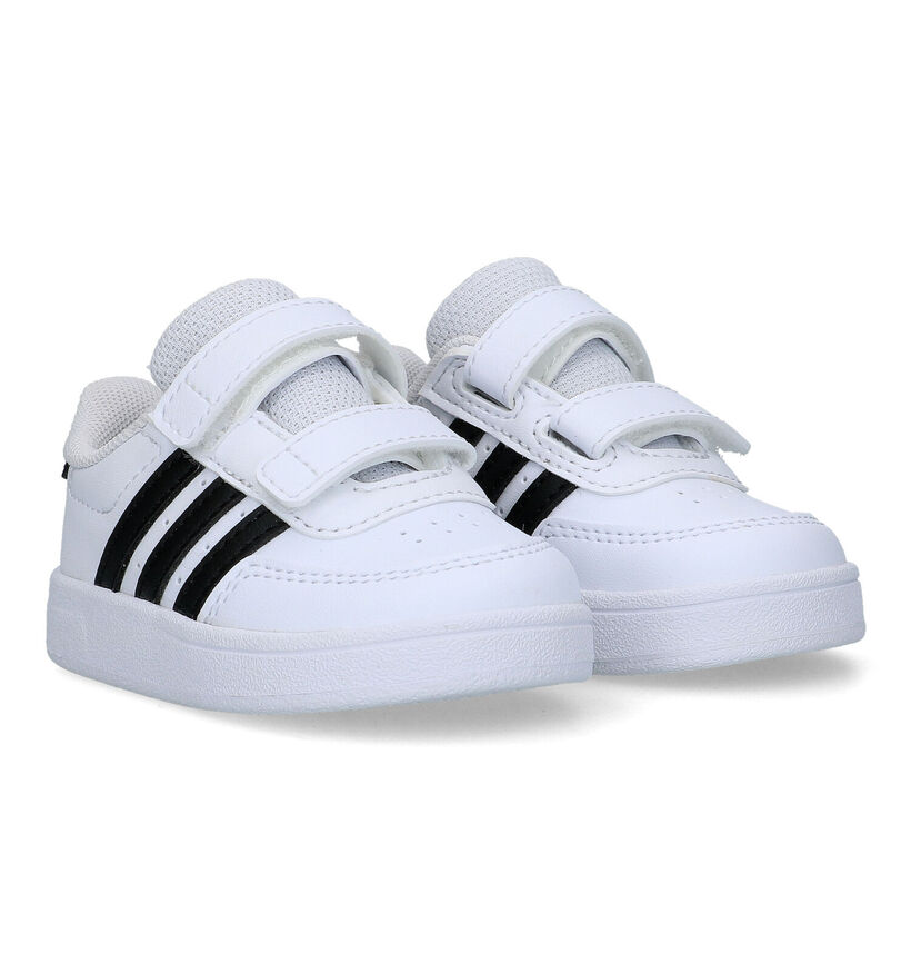 adidas Breaknet 2.0 CF Witte Babysneakers voor meisjes, jongens (332113) - geschikt voor steunzolen