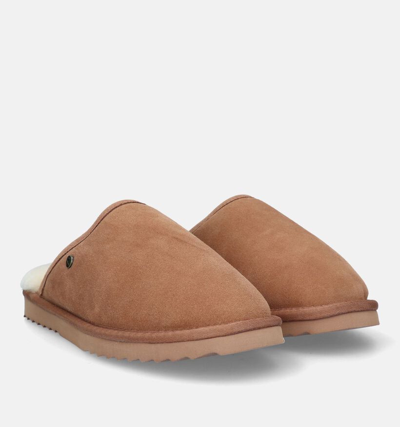 Warmbat Classic Cognac Pantoffels voor heren (346339)
