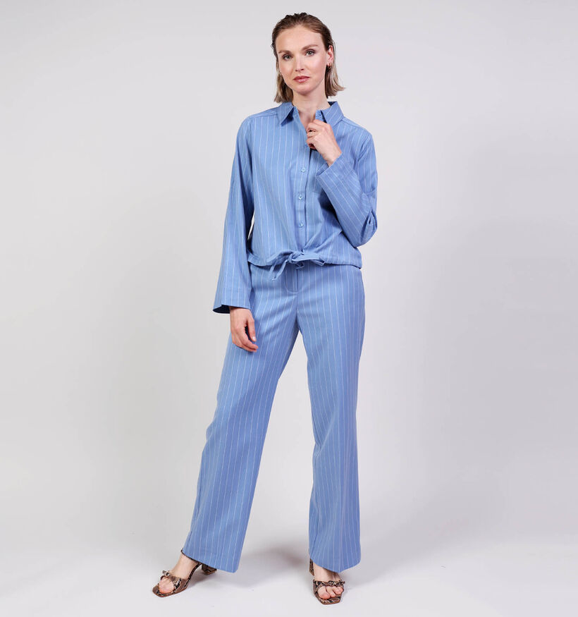 Minus Odelia Chemise en Bleu pour femmes (371819)