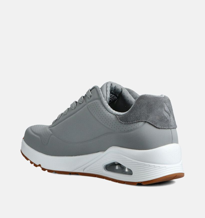 Skechers Uno Suited On Air Baskets en Gris pour hommes (371060)