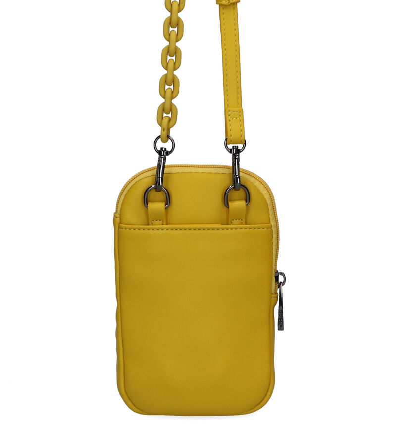 Pepe Moll Pochette pou téléphone portable en Jaune en simili cuir (310904)