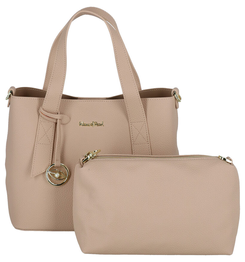 Kisses of Pearl Chloe Sac à main en Rose en simili cuir (309332)