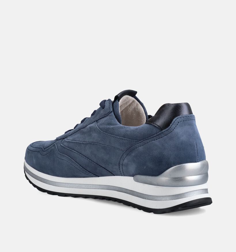 Gabor Blauwe Sportieve Sneakers voor dames (368371) - geschikt voor steunzolen