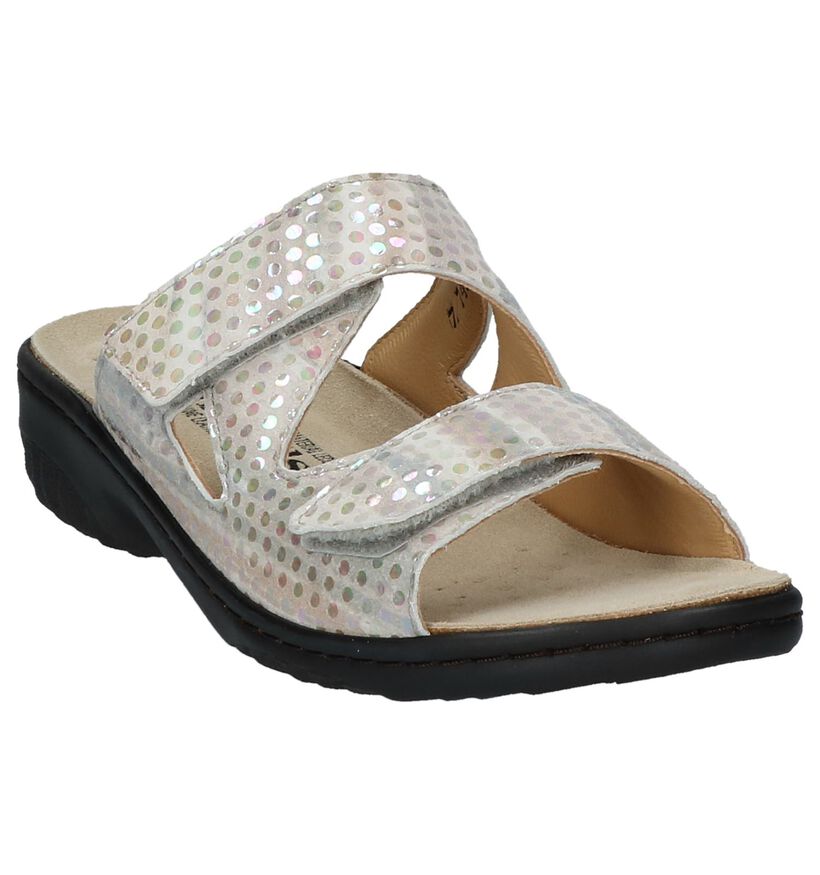 Lichtbeige Comfortabele Slippers Mobils by Mephisto, , pdp