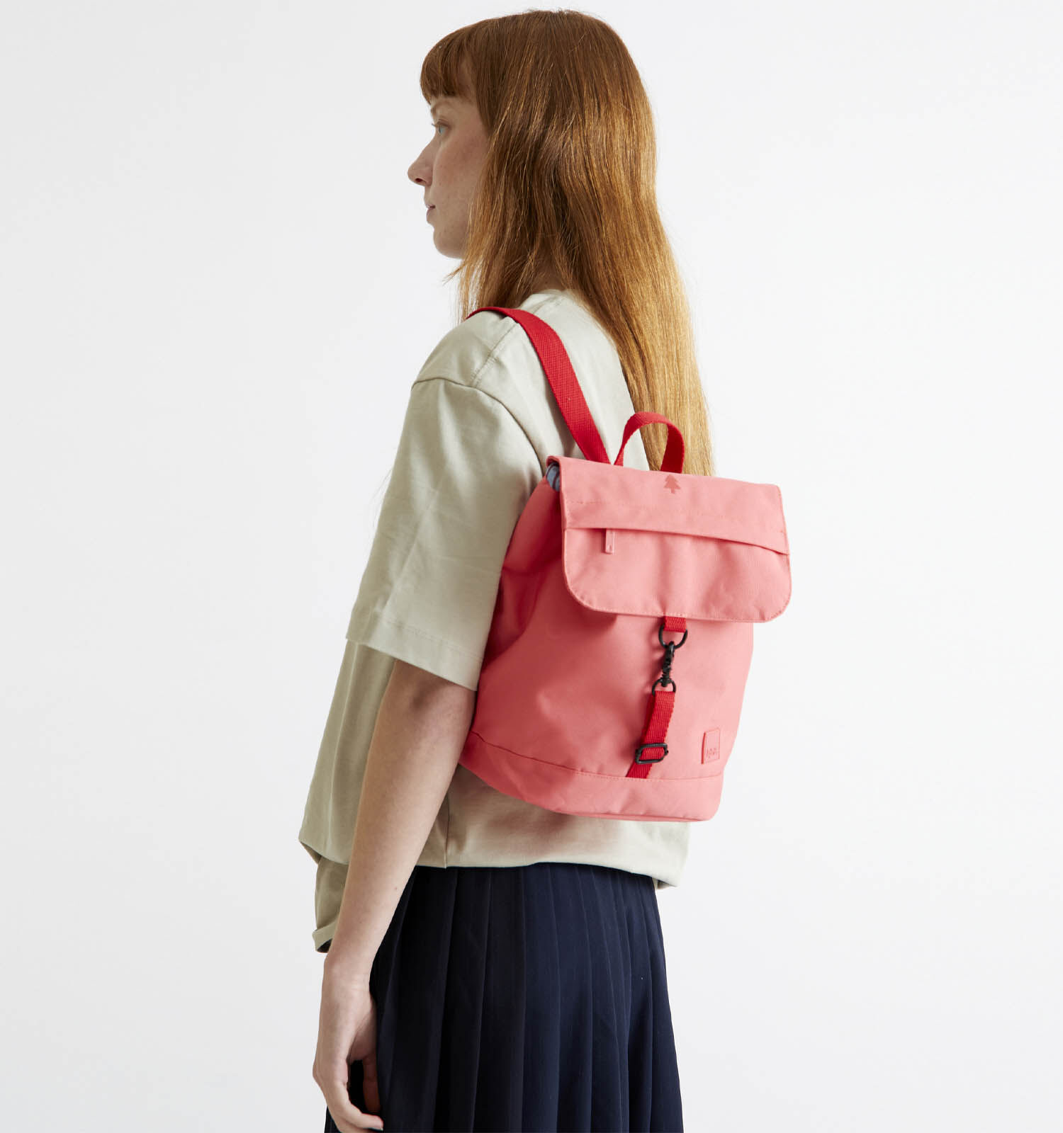 Lefrik Scout Mini Stipes Rode Rugzak Dames Meisjes Heren Rugzakken Online op TORFS.BE