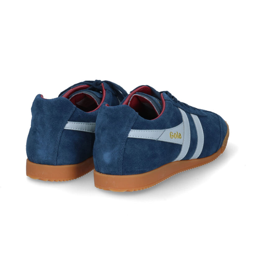 Gola Harrier Blauwe Sneakers voor heren (325099) - geschikt voor steunzolen